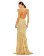 Mac Duggal 26943 Prom Long Halter Formal Dress Sale
