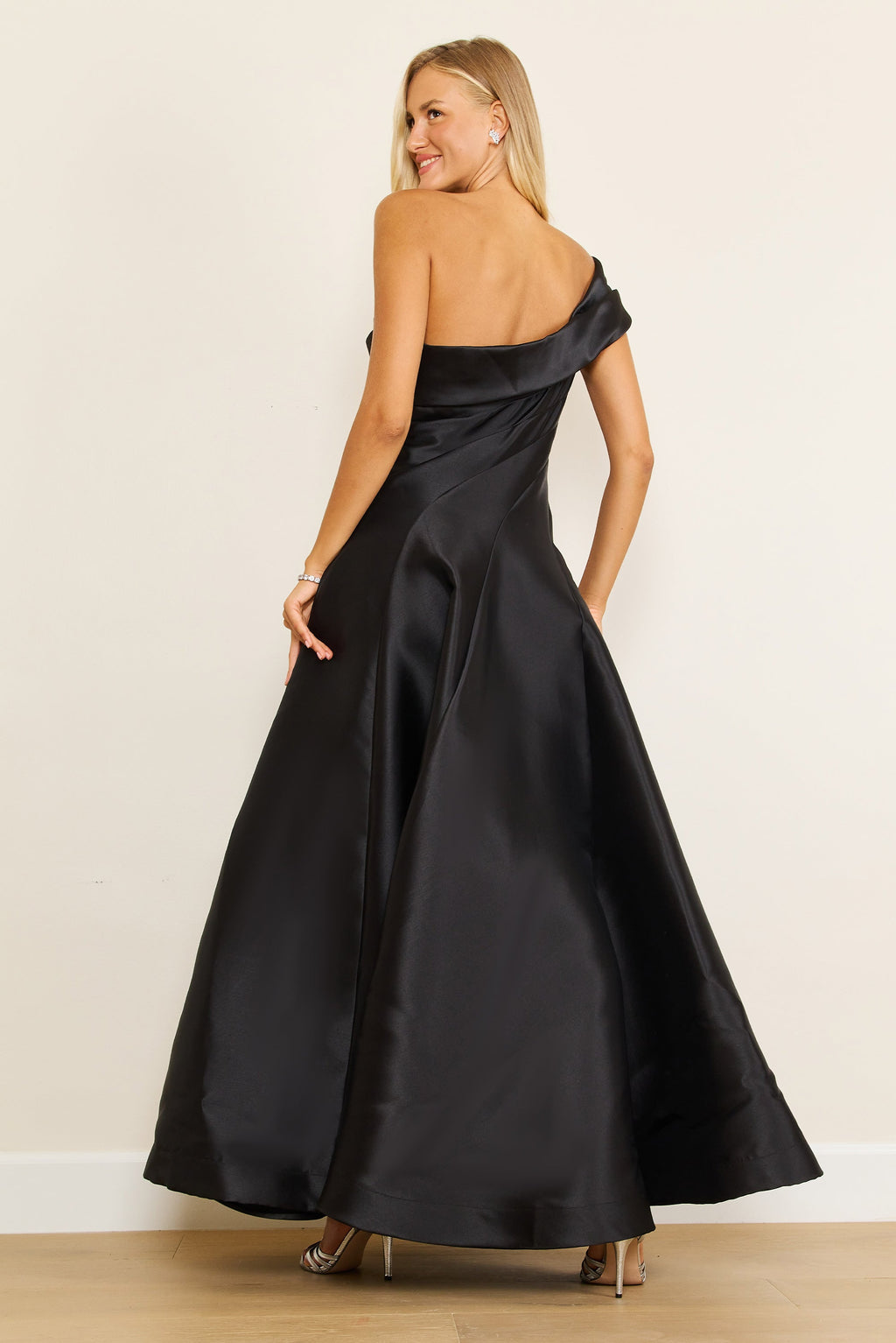 One Shoulder Long Formal Ball Gown Evening Dress