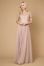 Short Sleeve Mother Of The Bride Evening Dress