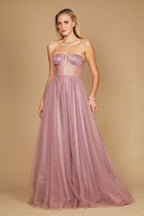 Corset Prom Party Dress Formal Ball Gown