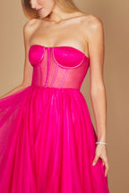Corset Prom Party Dress Formal Ball Gown
