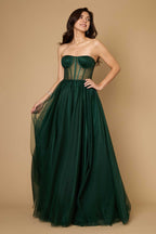 Corset Prom Party Dress Formal Ball Gown