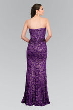 Prom Long Strapless Sweetheart Lace Formal Long Dress Sale